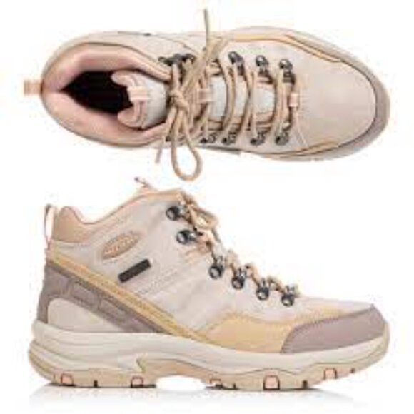 Skechers Relaxed Fit Trego Rocky Mountain Waterproof Hiking Boots ** Sz 8 - Picture 1 of 13